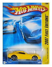 ホットウィール Hot Wheels フェラーリ 599 GTB 2007ニューモデル 014/156 イエロー Ferrari ビークル ミニカー