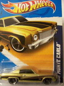 ホットウィール マテル ミニカー ホットウイール Hot Wheels 2012 Muscle Mania - GM '70 Monte Carlo 107/247 (Gold with Black)ホットウィール マテル ミニカー ホットウイール