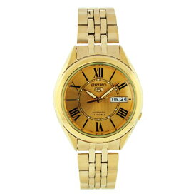 腕時計 セイコー メンズ Seiko Men's SNKL38 Gold Plated Stainless Steel Analog with Gold Dial Watch腕時計 セイコー メンズ
