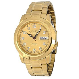 腕時計 セイコー メンズ SEIKO 5 Automatic Gold Dial Yellow Gold-Tone Men's Watch SNKK38J1腕時計 セイコー メンズ