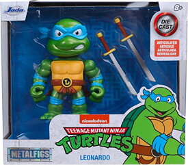 ジャダトイズ ミニカー ダイキャスト アメリカ Jada Toys Teenage Mutant Ninja Turtles 4 Leonardo Die-cast Figure, Toys for Kids and Adults, Blueジャダトイズ ミニカー ダイキャスト アメリカ