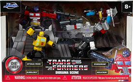 ジャダトイズ ミニカー ダイキャスト アメリカ Jada Toys Transformers G1 Diorama Scene 2.75" 4-Pack Die-Cast Collectible Figures, Toys for Kids and Adultsジャダトイズ ミニカー ダイキャスト アメリカ