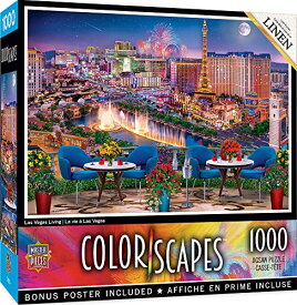 ジグソーパズル 海外製 アメリカ MasterPieces 1000 Piece Jigsaw Puzzle for Adults, Family, Or Kids - Las Vegas Living - 19.25"x26.75"ジグソーパズル 海外製 アメリカ