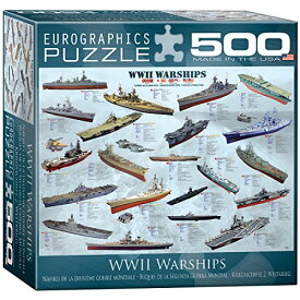 ジグソーパズル 海外製 アメリカ World War II Warships Puzzle, 500-Pieceジグソーパズル 海外製 アメリカ