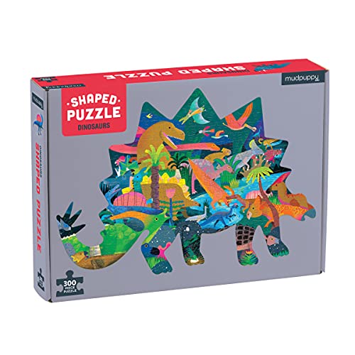 ジグソーパズル 海外製 アメリカ Dinosaurs 300 Piece Shaped Scene Puzzleジグソーパズル 海外製 アメリカ