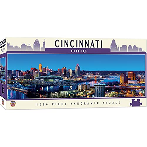ジグソーパズル 海外製 アメリカ MasterPieces Cityscape Panoramics 1000 Puzzles Collection Cincinnati Panoramic 1000 Piece Jigsaw Puzzleジグソーパズル 海外製 アメリカ