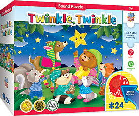 ジグソーパズル 海外製 アメリカ MasterPieces 24 Piece Twinkle Twinkle Sing-A-Long Sound Floor Puzzle For Kids - 18"x24"ジグソーパズル 海外製 アメリカ