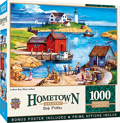 ジグソーパズル 海外製 アメリカ Masterpieces 1000 Piece Jigsaw Puzzle for Adults Family Or Kids - Ladium Bay - 19.25
