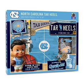 ジグソーパズル 海外製 アメリカ YouTheFan NCAA North Carolina Tar Heels Retro Series Puzzle - 500 Pieces, Team Colors, Largeジグソーパズル 海外製 アメリカ
