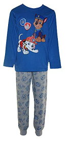 パウパトロール 子供服 長袖Tシャツ ズボンセット 3T 日本サイズ100相当 チェイス マーシャル 複数キャラクター ブルー/グレー キッズ ファッション 男の子 女の子