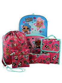 エルオーエルサプライズ 人形 ドール L.O.L. Surprise! Dolls Girls 16" Backpack 5 piece School Set (One Size, Blue/Pink)エルオーエルサプライズ 人形 ドール