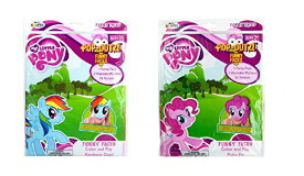 マイリトルポニー ハズブロ hasbro、おしゃれなポニー かわいいポニー ゆめかわいい My Little Pony Set of 2 Pop-Outz Color and Play Funny Faces Mask - Pinky Pie and Rainbow Dasマイリトルポニー ハズブロ hasbro、おしゃれなポニー かわいいポニー ゆめかわいい