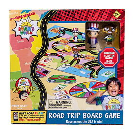 ボードゲーム 英語 アメリカ 海外ゲーム Far Out Toys Ryan’s World Road Trip Board Game, A Journey Through All 50 US States, Educational Adventure, Cities, Towns, Geography, Collectible Micro Figures & Cards, Surpボードゲーム 英語 アメリカ 海外ゲーム