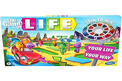 第1位獲得 ボードゲーム 英語 アメリカ 海外ゲーム 送料無料 Hasbro Gaming The Game Of Life Game Family Board Game For 2 4 Players Indoor Game For Kids Ages 8 And Up Pegs Come In 6 Colorsボードゲーム 英語