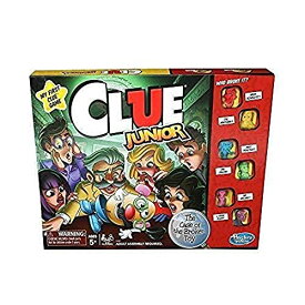 ボードゲーム 英語 アメリカ 海外ゲーム Hasbro Gaming Clue Junior Board Game for Kids Ages 5 and Up, Case of The Broken Toy, Classic Mystery Game for 2-6 Playersボードゲーム 英語 アメリカ 海外ゲーム