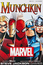 ボードゲーム 英語 アメリカ 海外ゲーム Munchkin Marvel Edition, 120 months to 1188 monthsボードゲーム 英語 アメリカ 海外ゲーム