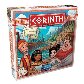 ボードゲーム 英語 アメリカ 海外ゲーム Days of Wonder Corinth Board Game - Strategy Game of Mediterranean Trading in 4th Century BC! Fun Family Game for Kids & Adults, Ages 8+, 2-4 Players, 20-30 Min Playtime, Madボードゲーム 英語 アメリカ 海外ゲーム