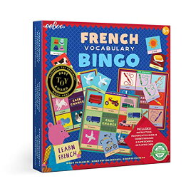 ボードゲーム 英語 アメリカ 海外ゲーム eeBoo: French Bingo Vocabulary Game, Includes- Pronunciation Guide & Drawsting Bag, 6 Game Boards, 48 Playing Chips, 2 to 6 Players, for Ages 5 and upボードゲーム 英語 アメリカ 海外ゲーム