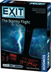 ボードゲーム 英語 アメリカ 海外ゲーム EXIT: The Stormy Flight | Escape Room Game in a Box| EXIT: The Game ? A Kosmos Game | Family ? Friendly, Card-Based at-Home Escape Room Experience for 1 to 4 Players, Ageボードゲーム 英語 アメリカ 海外ゲーム