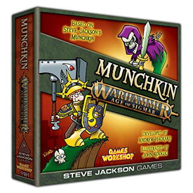 ボードゲーム 英語 アメリカ 海外ゲーム Steve Jackson Games Munchkin Warhammer Age of Sigmar Board Game (Base Game) | Adult, Kids, & Family Game | Fantasy Adventure Roleplaying Game | Ages 10+ | 3-6 Players | Avg Pボードゲーム 英語 アメリカ 海外ゲーム