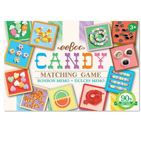 ボードゲーム 英語 アメリカ 海外ゲーム eeBoo: Candy Memory and Matching Little Game, Sharpens Recognition, Concentration and Memory Skills, for Ages 3 and Up, Provides Interaction Between Child and Parentボードゲーム 英語 アメリカ 海外ゲーム