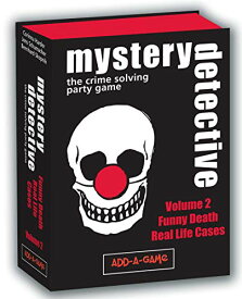 ボードゲーム 英語 アメリカ 海外ゲーム Add-A-Game Mystery Detective Volume 2: Funny Death Real Life Cases- Cooperative Party Game to Unleash Your Brainstorming Skillsボードゲーム 英語 アメリカ 海外ゲーム