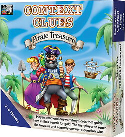 ボードゲーム 英語 アメリカ 海外ゲーム Edupress Learning Well Games Context Clues Game Blue Level?Pirate Treasure Gameボードゲーム 英語 アメリカ 海外ゲーム