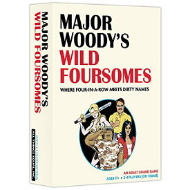 ボードゲーム 英語 アメリカ 海外ゲーム All Things Equal, Inc. MAJOR WOODY'S WILD FOURSOMES - An Adult Strategy Game Where Four-in-A-Row Meets Dirty Namesボードゲーム 英語 アメリカ 海外ゲーム