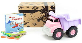 ボードゲーム 英語 アメリカ 海外ゲーム Green Toys Dump Truck, Pink & Board Book Set, 3-Pack - Pretend Play, Motor Skills, Reading, Kids Toy Vehicle. No BPA, phthalates, PVC. Dishwasher Safe, Recycled Plastic, Madeボードゲーム 英語 アメリカ 海外ゲーム