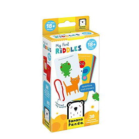 ボードゲーム 英語 アメリカ 海外ゲーム Banana Panda My First Riddles Educational Board Book with 38 Fun Guessing Games, Ring-Bound Travel-Friendly Format, Content Designed for Toddlers Ages 18 Months and upボードゲーム 英語 アメリカ 海外ゲーム