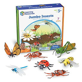 知育玩具 パズル ブロック ラーニングリソース Learning Resources Jumbo Insects - 7 Pieces, Ages 3+ Toddler Learning Toys, Animal Toys for Kids, Preschool Science Learning Toys知育玩具 パズル ブロック ラーニングリソース