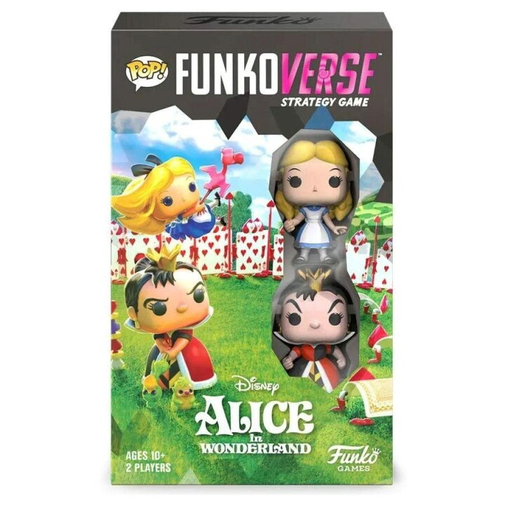 楽天市場 送料無料 ファンコバース ストラテジーゲーム アリスインワンダーランド100 Funkoverse 10歳以上 2人 Angelica
