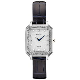 腕時計 セイコー レディース Seiko Ladies Crystal Bezel Watch with Glitter Patterned Dial腕時計 セイコー レディース