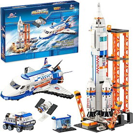 レゴ シティ City Space Shuttle Rocket Launch Center Building Toy Set for Boys Girls 6 7 8 9 10 11 12 Year Old, with Console, Launcher, Satellite, Spaceship Toy Gifts for Kids Aged 6 and Up (1091 Pieces)レゴ シティ