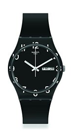 腕時計 スウォッチ レディース Swatch orologio OVER BLACK 34mm Originals Gent GB757腕時計 スウォッチ レディース