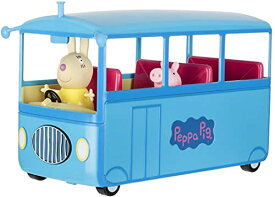 Peppa Pig ペッパピッグ アメリカ直輸入 おもちゃ Peppa Pig School Bus Vehicle, 3 Pieces - Includes Peppa and Miss Rabbit Figures & Interactive Bus - Toy Gift for Kids - Ages 2+Peppa Pig ペッパピッグ アメリカ直輸入 おもちゃ