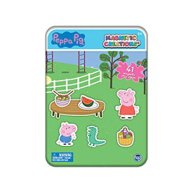 Peppa Pig ペッパピッグ アメリカ直輸入 おもちゃ Peppa Pig - Magnetic Creations Tin - Dress Up Play Set - Includes 2 Sheets of Mix & Match Dress Up Magnets with Storage Tin. Great Travel Activity for Kids Peppa Pig ペッパピッグ アメリカ直輸入 おもちゃ