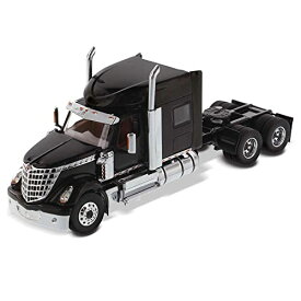 Diecast Masters ミニチュア ミニカー ダイキャスト はたらく車 Diecast Masters International Lonestar Sleeper Cab Truck Tractor | 1:50 Lone Star Scale Model Semi Trucks | Black Diecast Model byDiecast Masters ミニチュア ミニカー ダイキャスト はたらく車