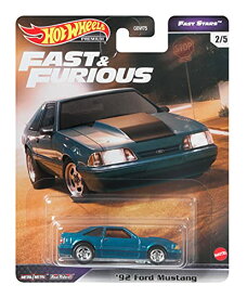 ホットウィール Hot Wheels プレミアム ファストスターズ '92フォード マスタング 2/5 Fast ＆Furious ワイルドスピード Mustang ビークル ミニカー