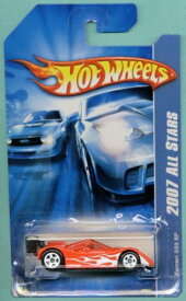 ホットウィール マテル ミニカー ホットウイール Hot Wheels 2007 All Stars 1:64 Scale Red With Silver Flames Ferrari 333 SP Die Cast Car #0139ホットウィール マテル ミニカー ホットウイール