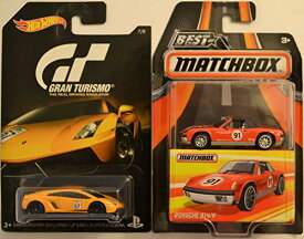 ホットウィール マテル ミニカー ホットウイール Hot Wheels 2 Cars Bundle Lamborghini Gallardo LP 570-4 Superleggera Gran Turismo Series & MBX Porsche 914/6 Best of Matchbox Series 1:64 Scale Collectible Dieホットウィール マテル ミニカー ホットウイール