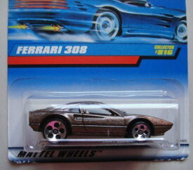 ホットウィール マテル ミニカー ホットウイール HOT WHEELS BROWN FERRARI 308 COLLECTOR #816 5 DOTホットウィール マテル ミニカー ホットウイール