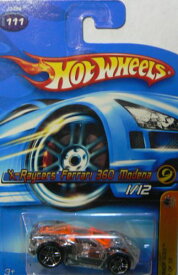 ホットウィール マテル ミニカー ホットウイール Hot Wheels 2006-111 X-raycers Ferrari 360 Modena 1/12 Track Aces1:64 Scaleホットウィール マテル ミニカー ホットウイール