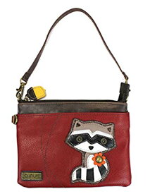 chala バッグ パッチ カバン かわいい Chala Mini Crossbody Handbag, Multi Zipper, Pu Leather, Small Shoulder Purse Adjustable Strap (Burgundy)chala バッグ パッチ カバン かわいい