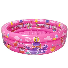 プール ビニールプール ファミリープール オーバルプール 家庭用プール Big Summer 3 Rings Kiddie Pool, 48”X12”, Kids Swimming Pool, Inflatable Baby Ball Pit Pool, Small Infant Pool (Pプール ビニールプール ファミリープール オーバルプール 家庭用プール