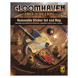 ボードゲーム 英語 アメリカ 海外ゲーム Gloomhaven Cephalofair Games: Jaws of The Lion Removable Sticker Set & Mapボードゲーム 英語 アメリカ 海外ゲーム