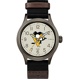 腕時計 タイメックス メンズ Timex Tribute Men's TWZHPNGMB NHL Clutch Pittsburgh Penguins Watch腕時計 タイメックス メンズ
