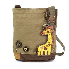 chala バッグ パッチ カバン かわいい CHALA Patch Cross-Body Women Handbag, Olive Canvas Messenger Bag (Giraffe Olive)chala バッグ パッチ カバン かわいい