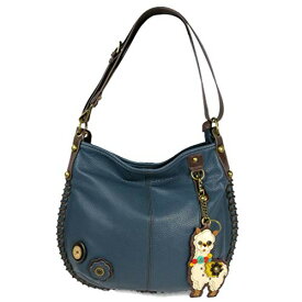 chala バッグ パッチ カバン かわいい Chala Handbags, Casual Style, Soft, Large Shoulder or Crossbody Purse with Keyfob - Navy Blue (LLAMA)chala バッグ パッチ カバン かわいい