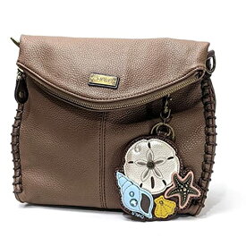 chala バッグ パッチ カバン かわいい Chala Charming Crossbody Bag Shoulder Handbag With Flap Top and Zipper Brown (Coin Purse_ Silver Dollar)chala バッグ パッチ カバン かわいい